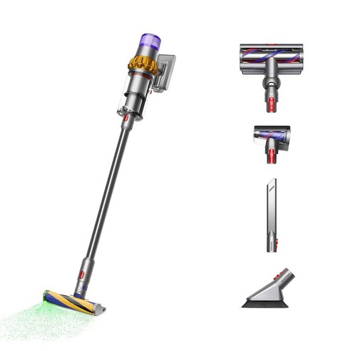V15 무선 진공 청소기 추가 조명으로 먼지 240AW 3가지 전원 모드 최대 60분 딥 클린 하드 바닥과 카펫 반려동물 털 분리 핸드헬드로 전환 가능