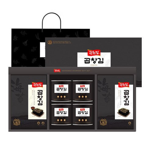광천김 곱창김 프리미엄 선물세트 + 쇼핑백