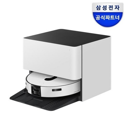 삼성 2026 비스포크 AI 스팀 플러스 VR80F01SDG (직배수형) 제품과 충전 스테이션